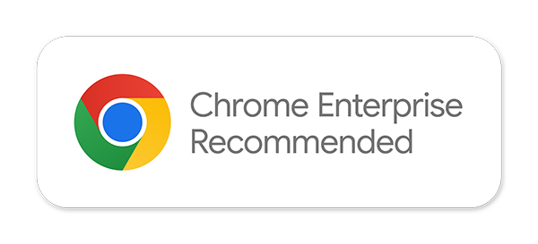 Chrome Enterprise Recommended - New Logo [2022] - 600x280